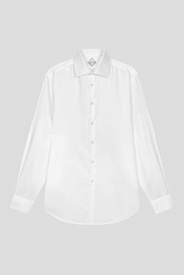 Pull Pal Zileri Camicia bianca micro fantasia Nuova