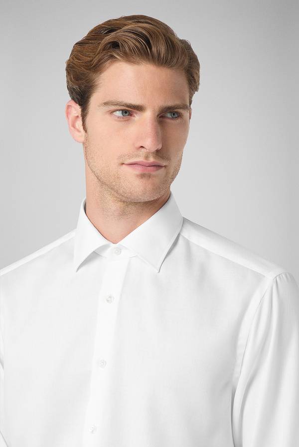 Pull Pal Zileri Camicia bianca micro fantasia Nuova