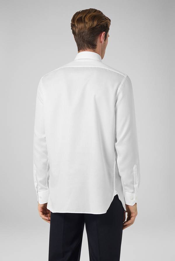 Pull Pal Zileri Camicia bianca micro fantasia Nuova