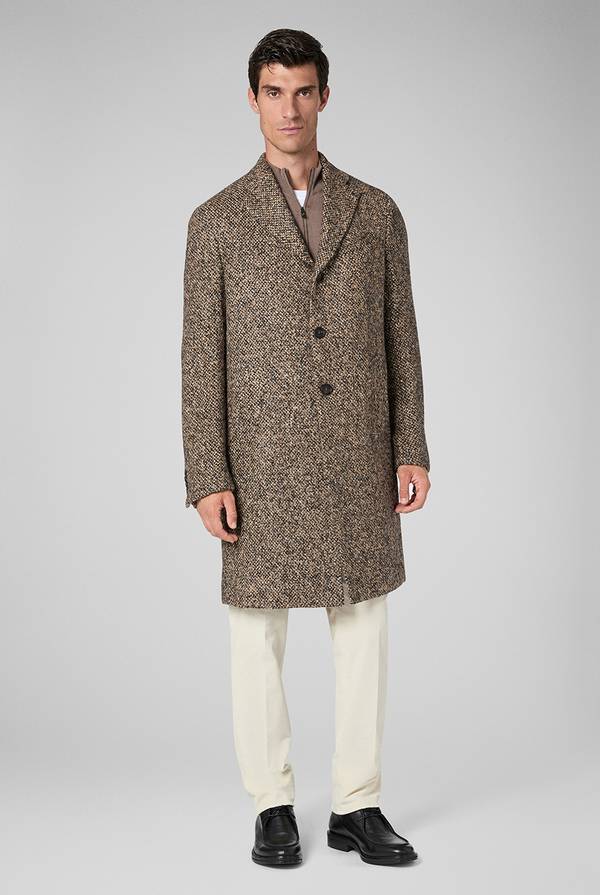 Pull Pal Zileri Cappotto in bouclè, seta e mohair Offerta San Valentino