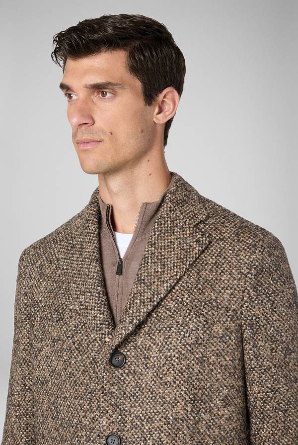 Pull Pal Zileri Cappotto in bouclè, seta e mohair Offerta San Valentino