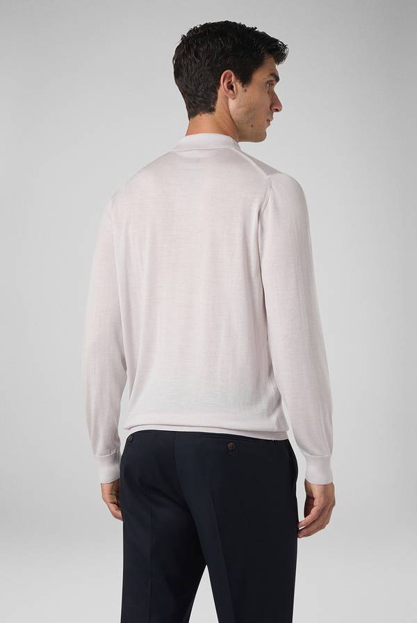 Pull Pal Zileri Polo in lana e seta Grandi sconti