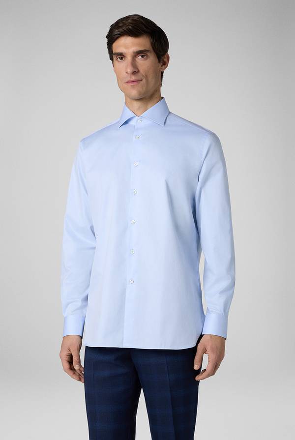 Pull Pal Zileri Camicia in cotone con polsini da gemelli Enormi risparmi