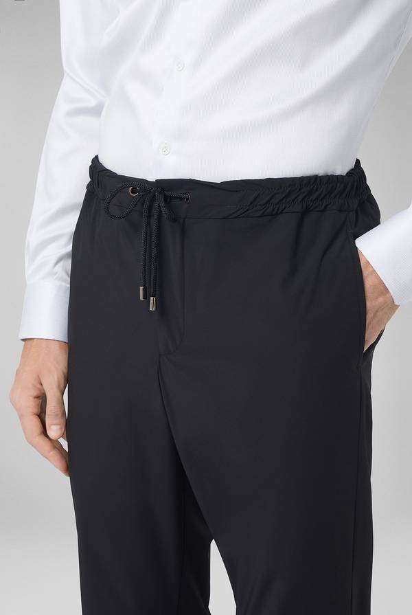 Pull Pal Zileri Pantaloni in pura lana con coulisse regolabile Promozione temporanea
