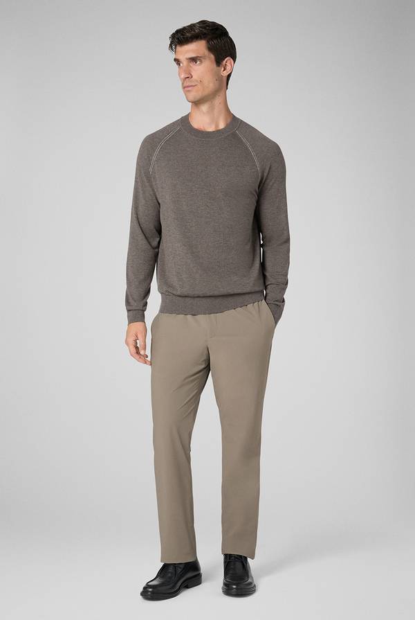 Pull Pal Zileri Pantaloni in pura lana con coulisse regolabile Fino al 50% di sconto