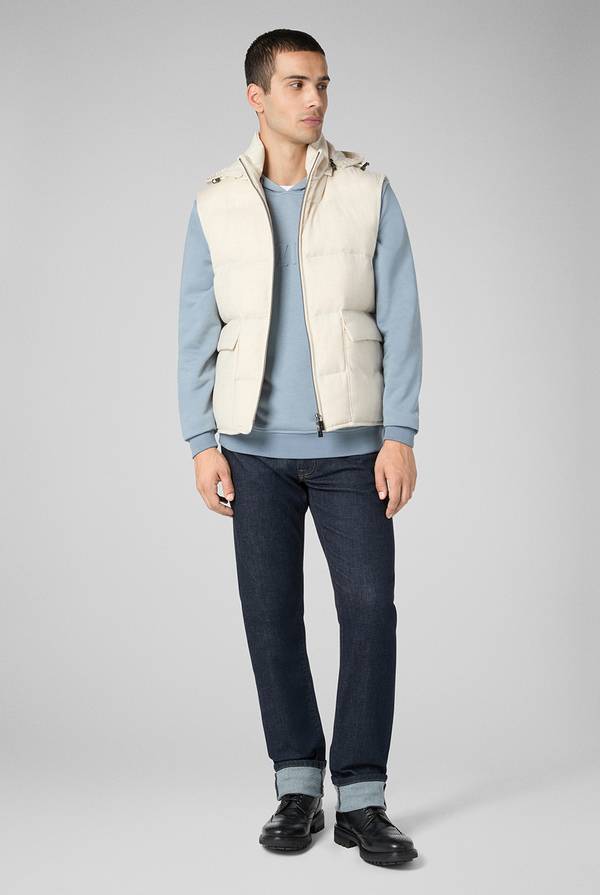 Pull Pal Zileri Felpa con cappuccio logata In vendita