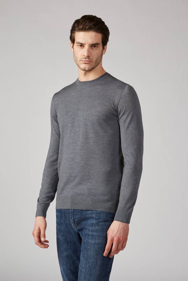 Pull Pal Zileri Maglia girocollo finezza 18 Prezzo Ridotto