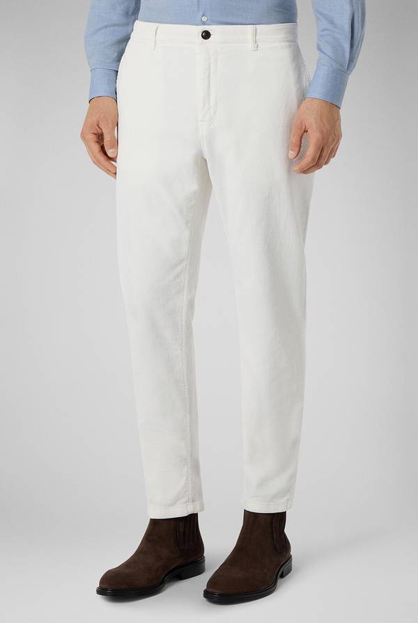 Pull Pal Zileri Pantaloni chino slim fit in velluto a coste Offerta