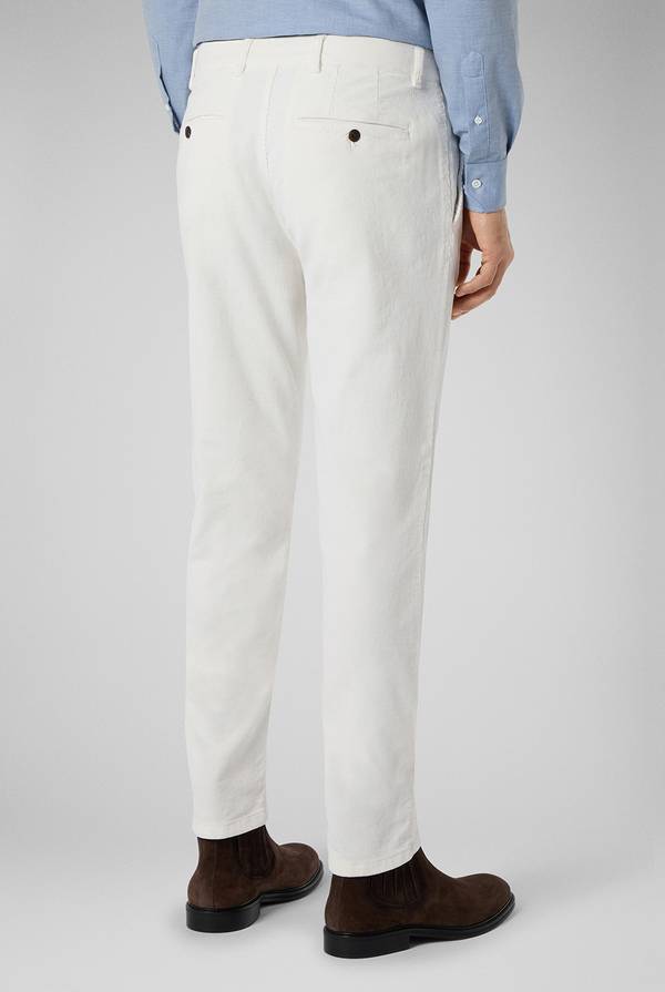 Pull Pal Zileri Pantaloni chino slim fit in velluto a coste Offerta