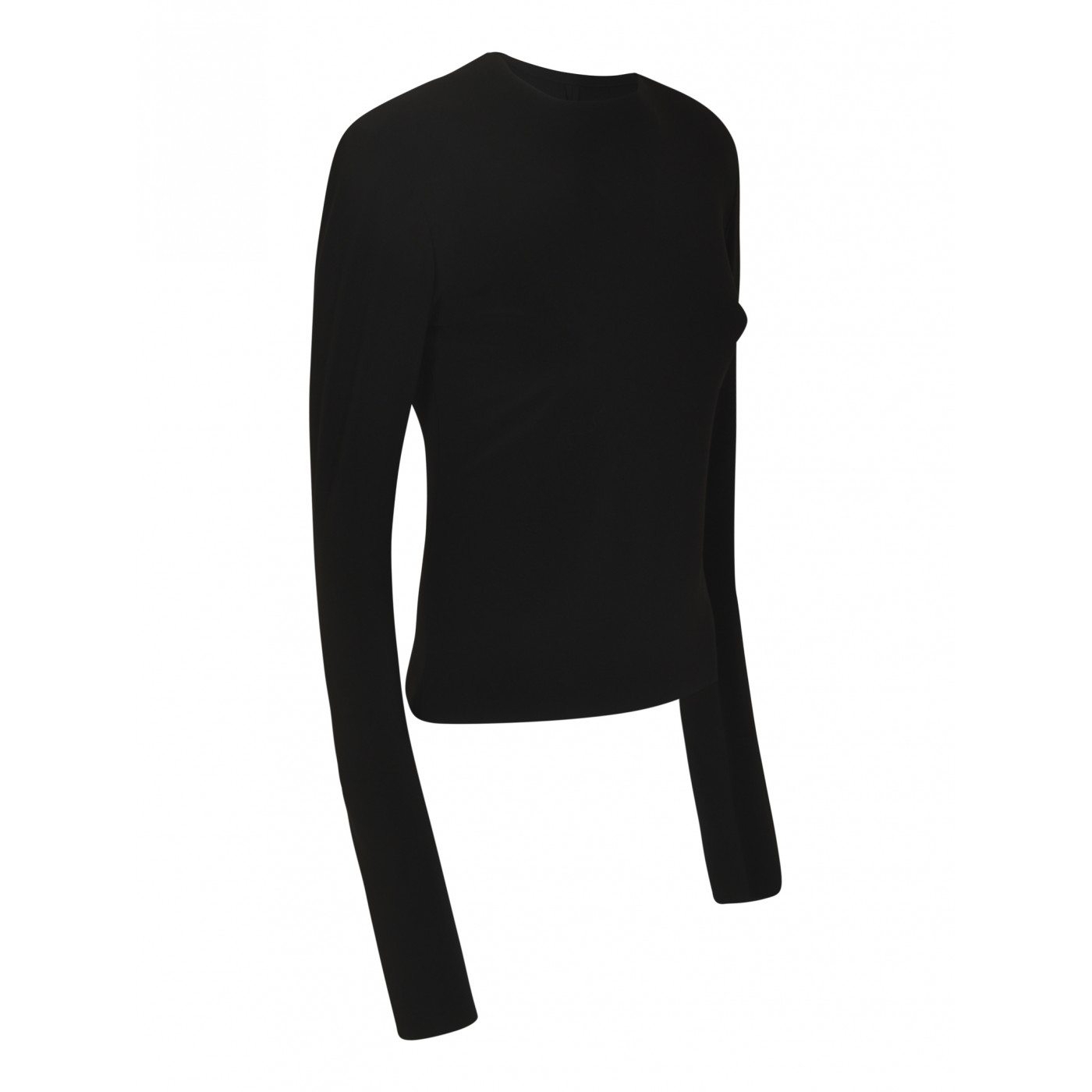 NORMA KAMALI Maglia girocollo m l spalla imbottita Sconto