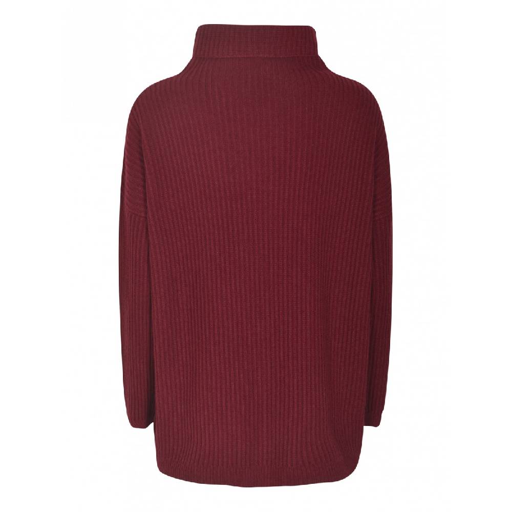 F CASHMERE Maglia collo alto costa inglese Offerta