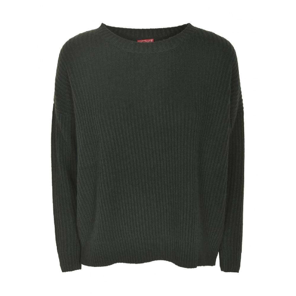 F CASHMERE Maglia girocollo costa inglese Offerte