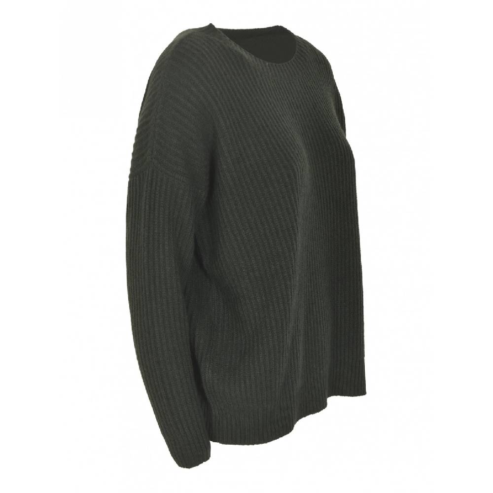 F CASHMERE Maglia girocollo costa inglese Offerte