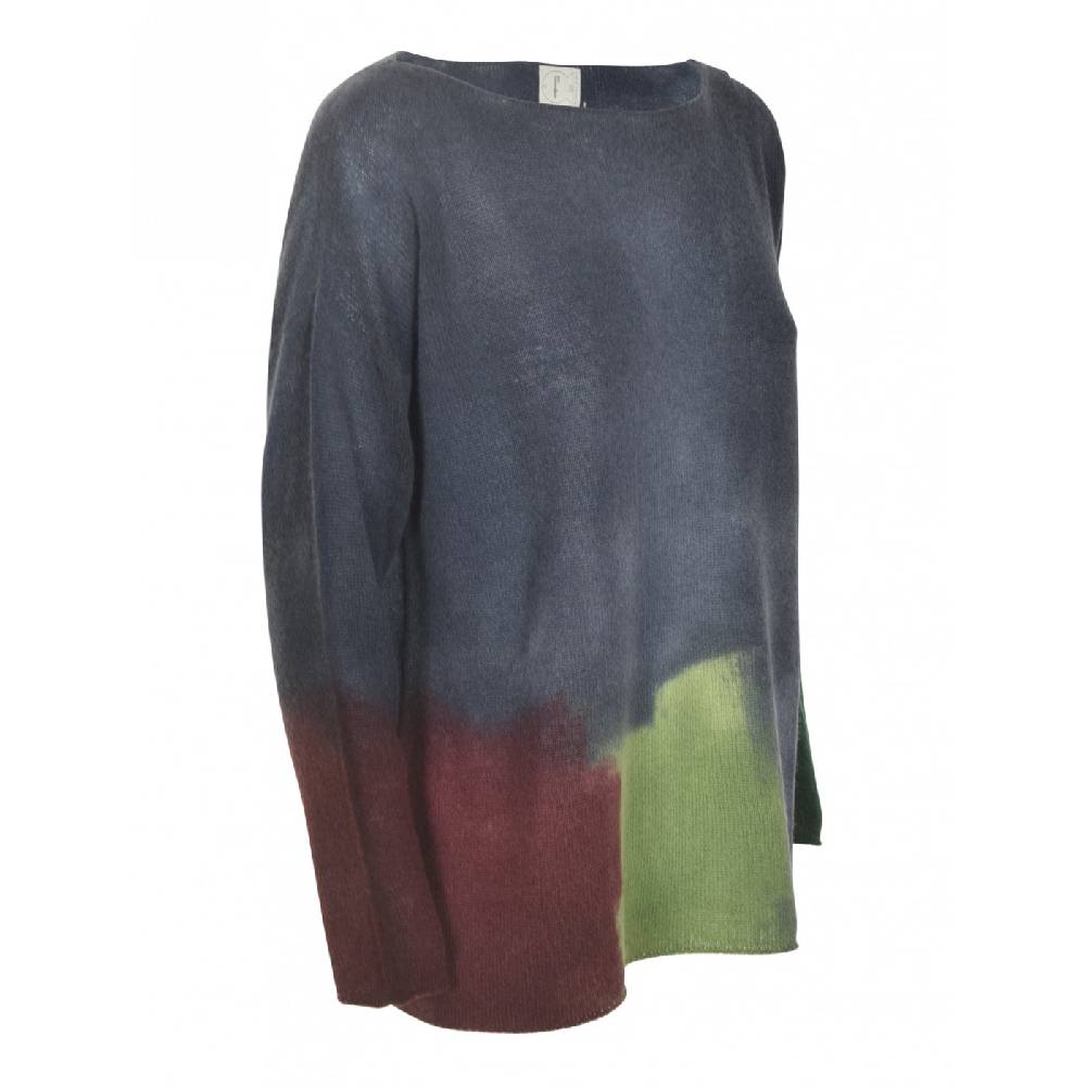 F CASHMERE Maglia girocollo scollo barchetta Affare Del Giorno
