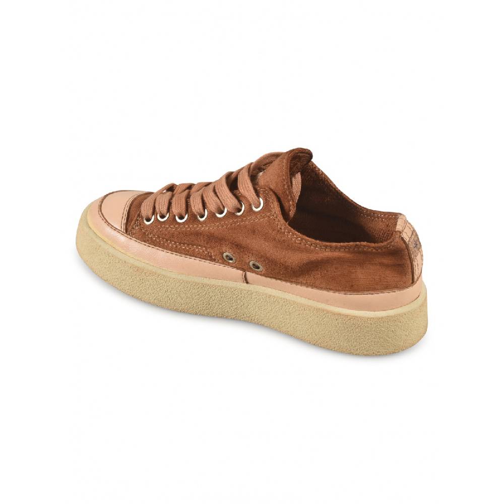 PANAMA ROUTE Sneakers cotone tinto Saldi