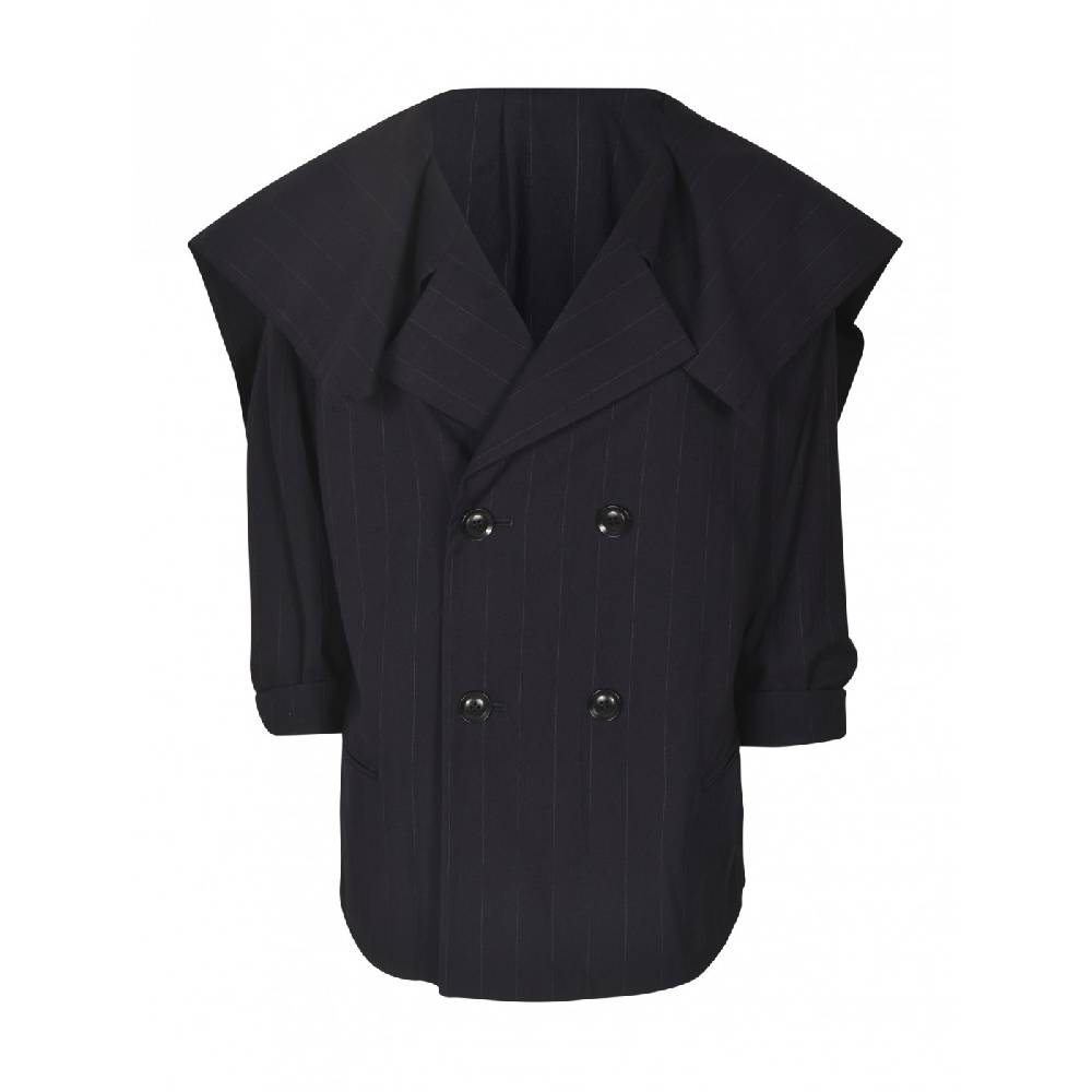 Y&#039;S YOHJI YAMAMOTO Giacca gessata doppio petto Consegna Veloce