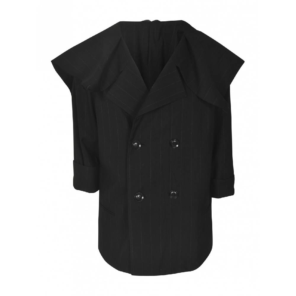 Y&#039;S YOHJI YAMAMOTO Giacca gessata doppio petto Promozione Limitata