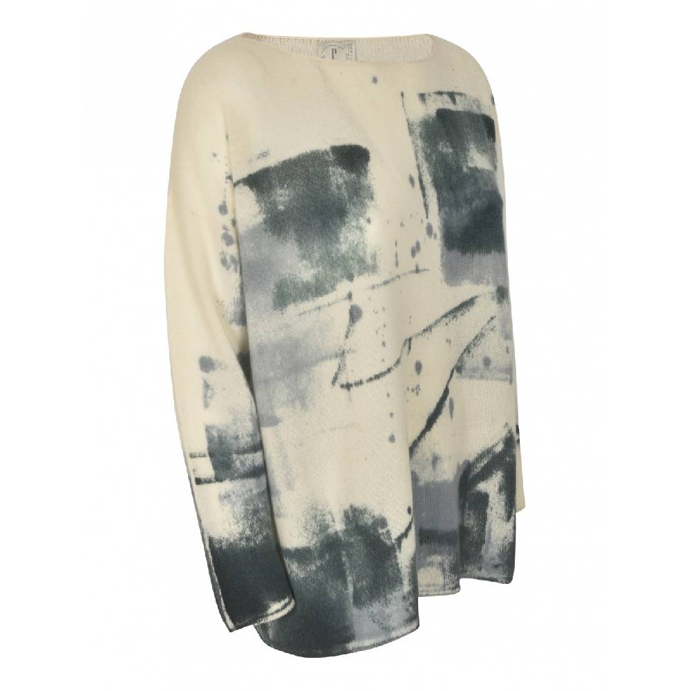 F CASHMERE Maglia barchetta scatola Super sconto