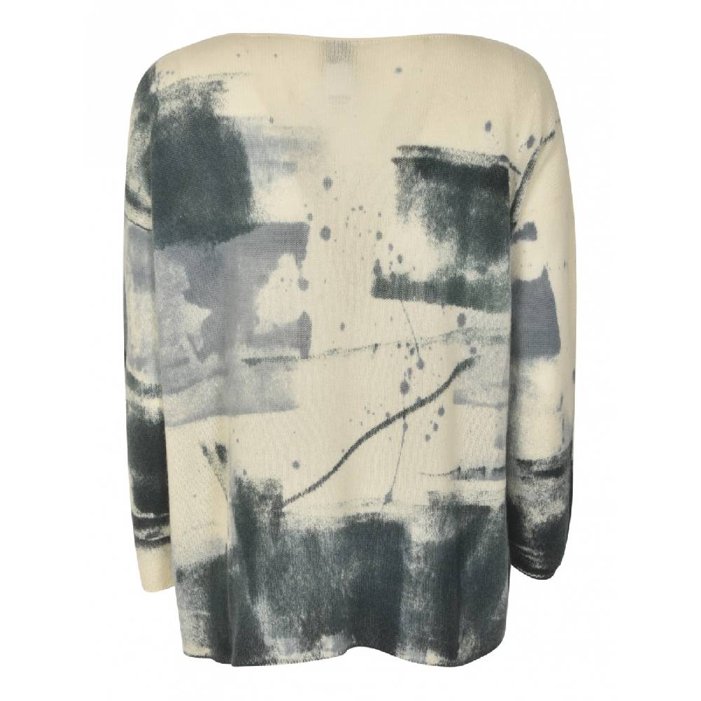 F CASHMERE Maglia barchetta scatola Super sconto