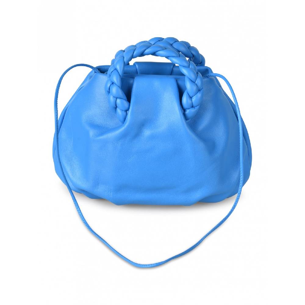 HEREU Bombon braided handle pleated crossbody Vendita calda