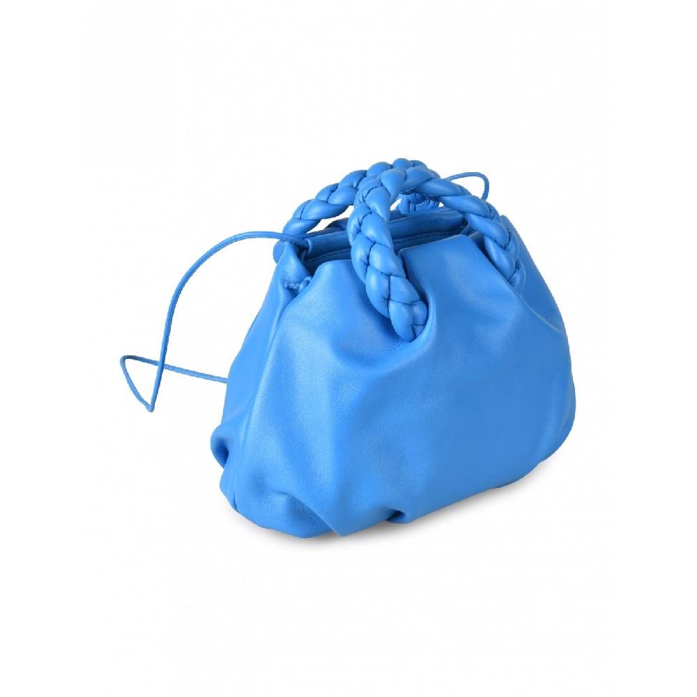 HEREU Bombon braided handle pleated crossbody Vendita calda