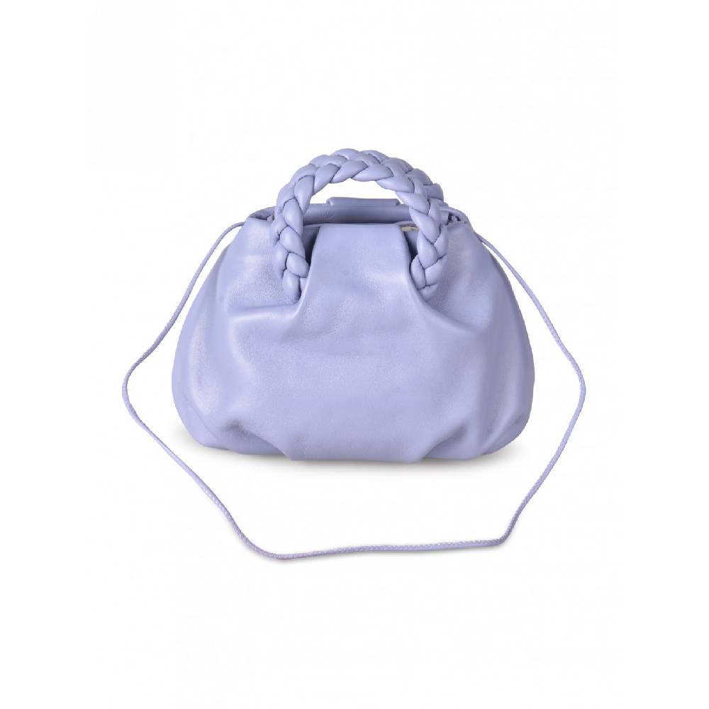 HEREU Bombon braided handle pleated crossbody Lightning offer