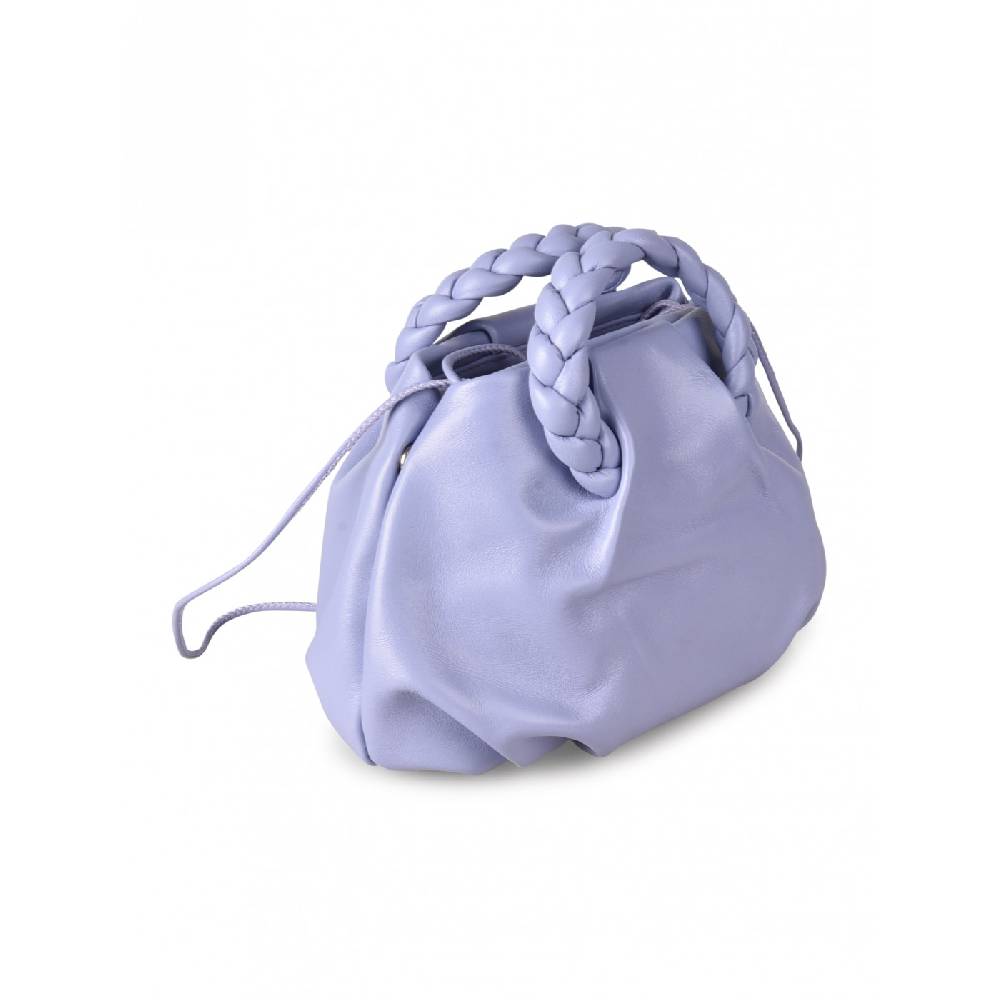 HEREU Bombon braided handle pleated crossbody Lightning offer