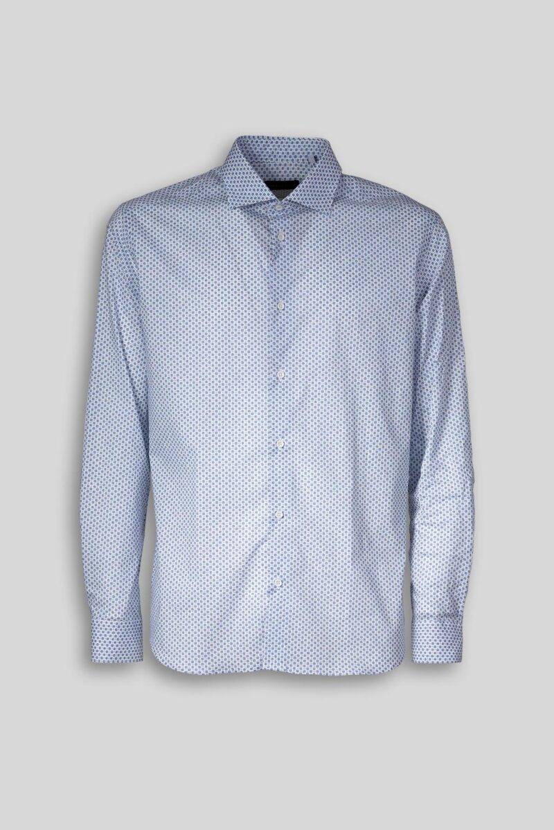 Luca Bertelli Camicia con micro stampa