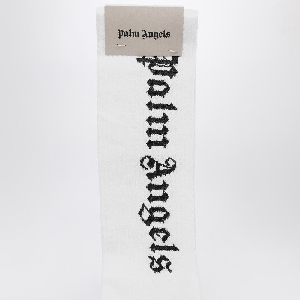 Palm Angels Calze bianche con logo Prezzo basso