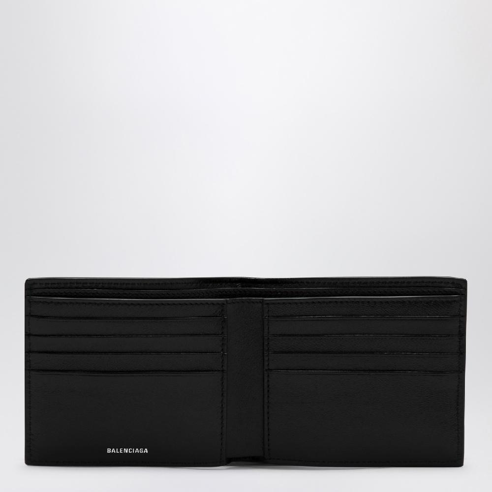 Balenciaga Portafoglio bi-fold Superbusy nero in pelle Super Saving Price