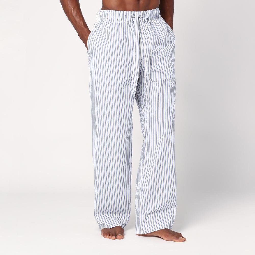 Tekla Pantalone pigiama bianco a righe Ritorno libero