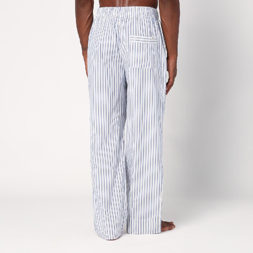 Tekla Pantalone pigiama bianco a righe Ritorno libero