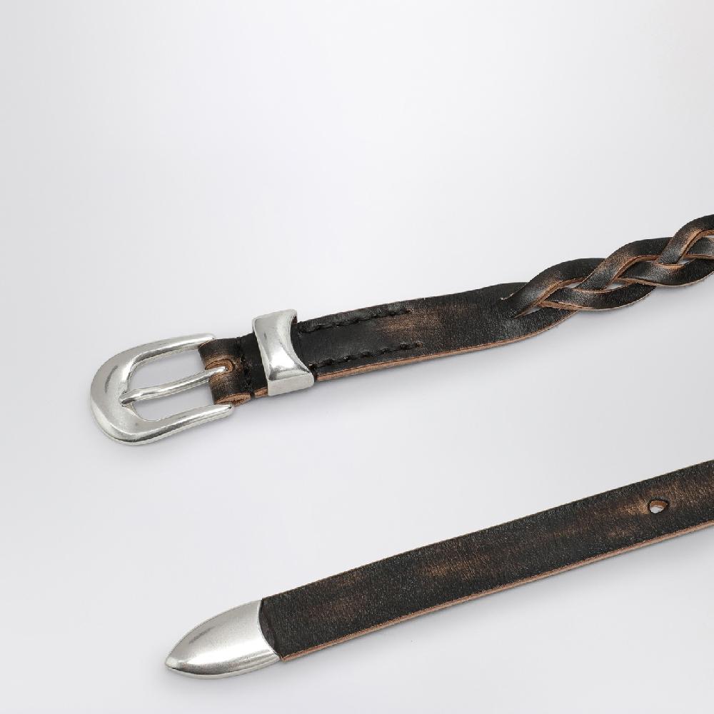 Cintura con treccia vintage black Fino al 50% di sconto