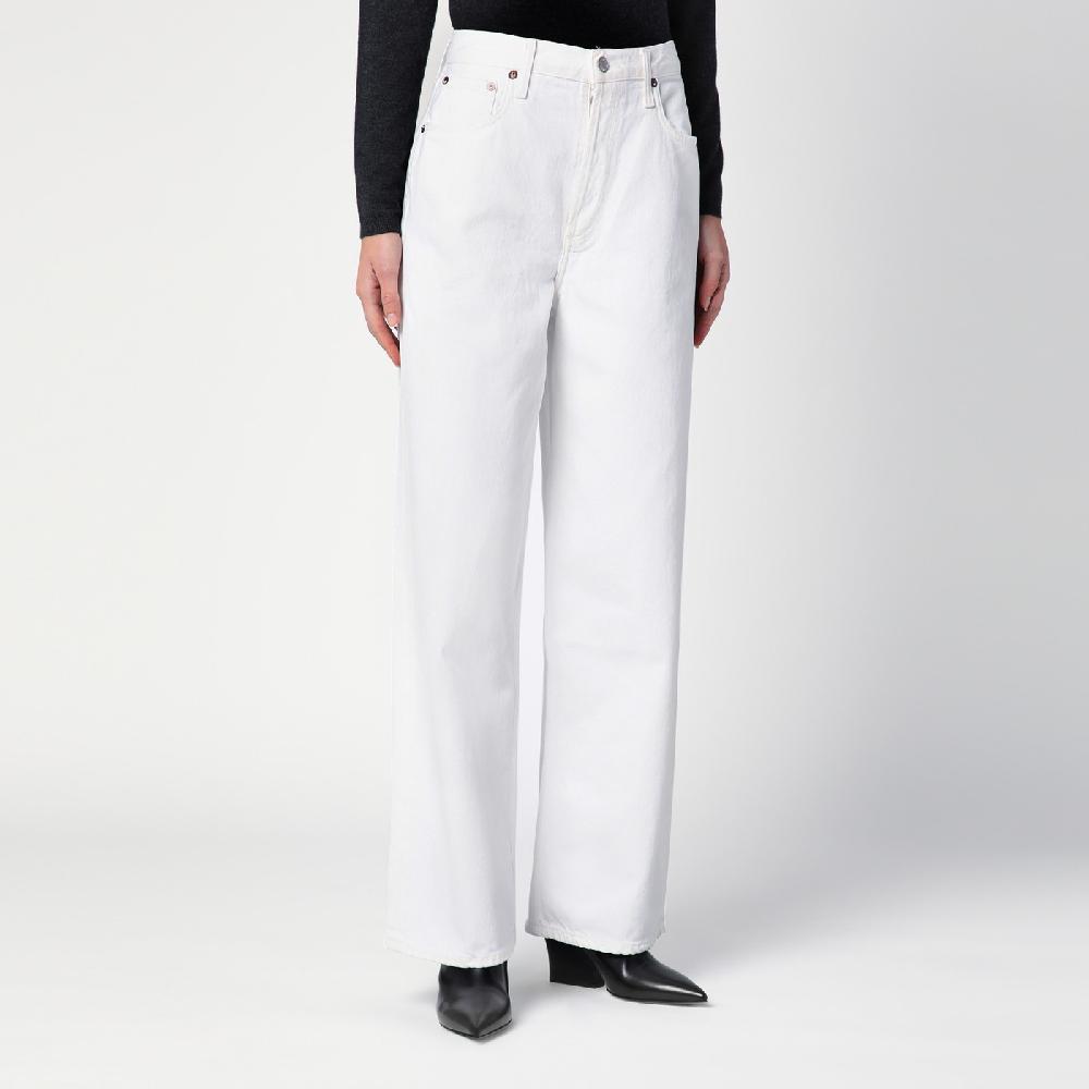 AGOLDE Jeans Low Slung Baggy 30.5 bianco Spedizione Gratuita