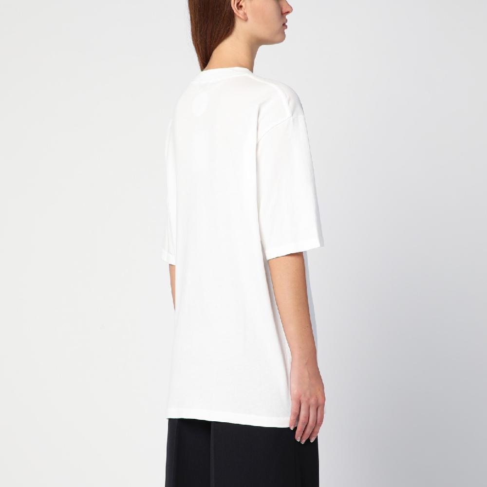 ANINE BING T-shirt over New York avorio Pezzi Unici