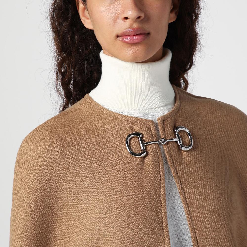 GUCCI Mantella beige in lana e cashmere Affare Del Giorno