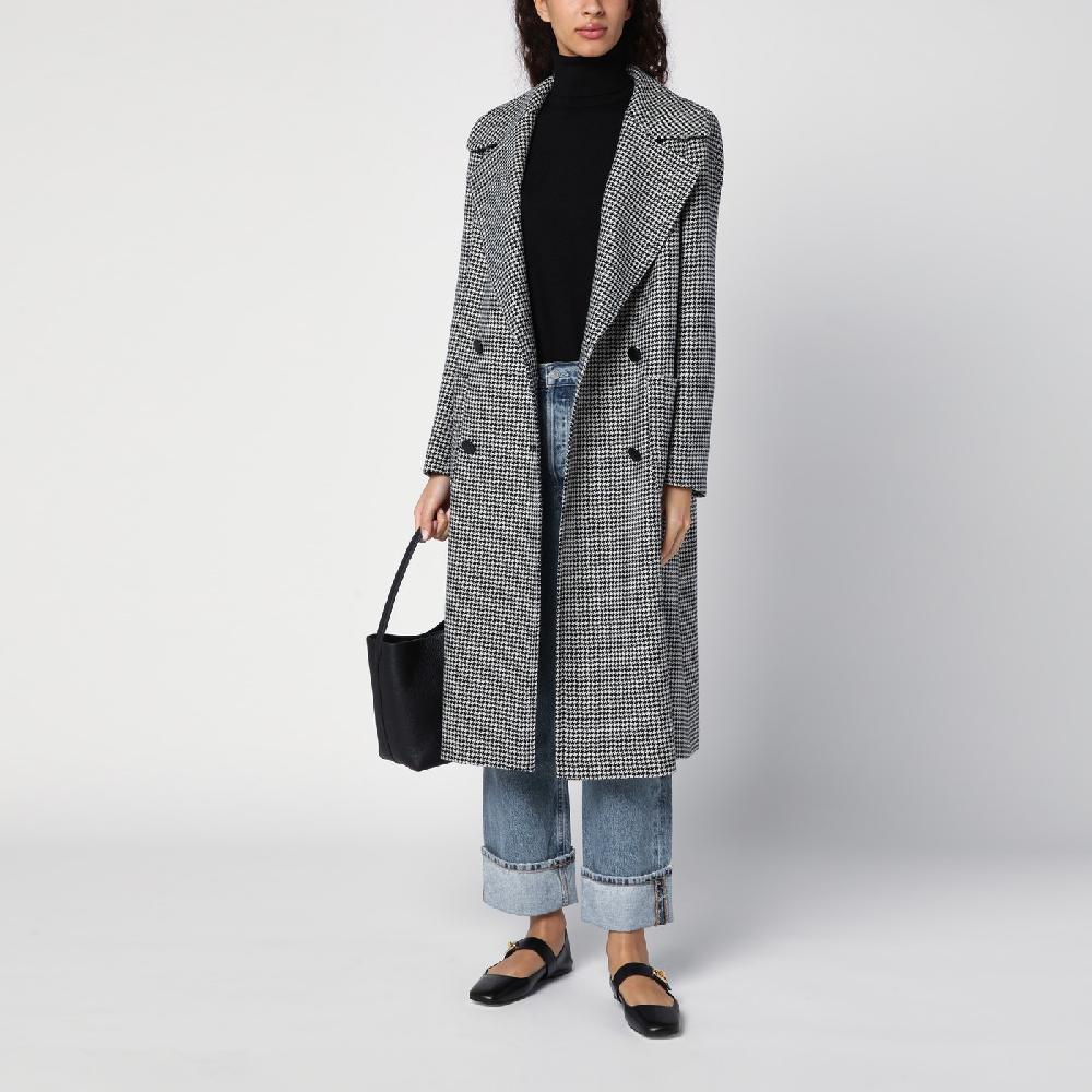 Tagliatore Cappotto doppiopetto in pied de poule Offerta