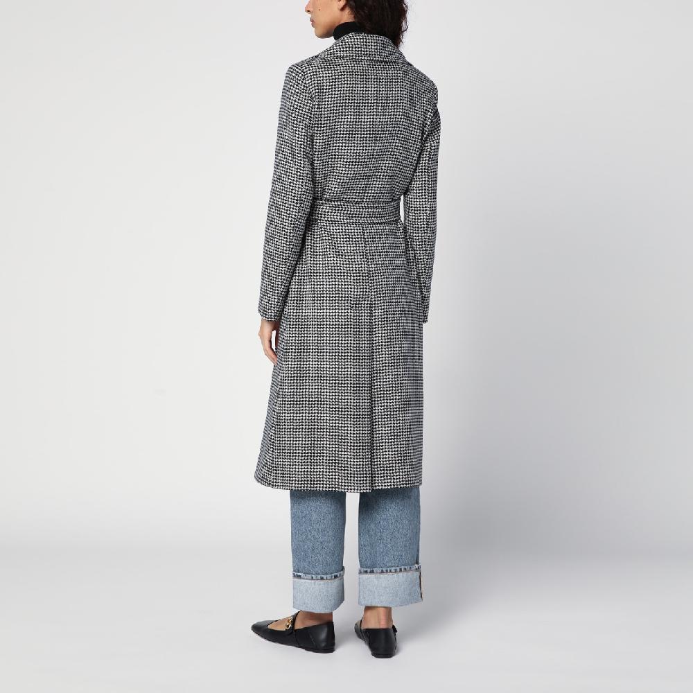 Tagliatore Cappotto doppiopetto in pied de poule Offerta