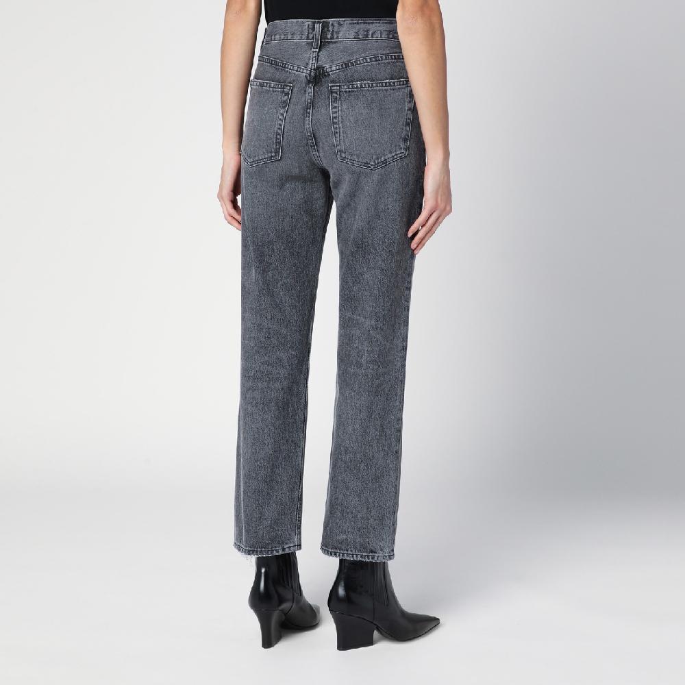 AGOLDE Jeans Valen grigio slavato in denim rigenerato In Vendita