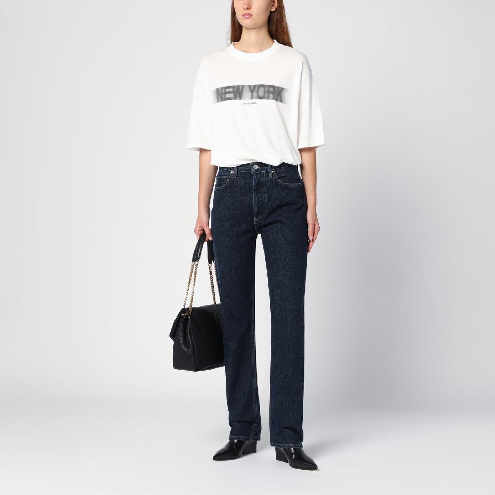 AGOLDE Jeans blu scuro in denim organico Comprare a buon mercato