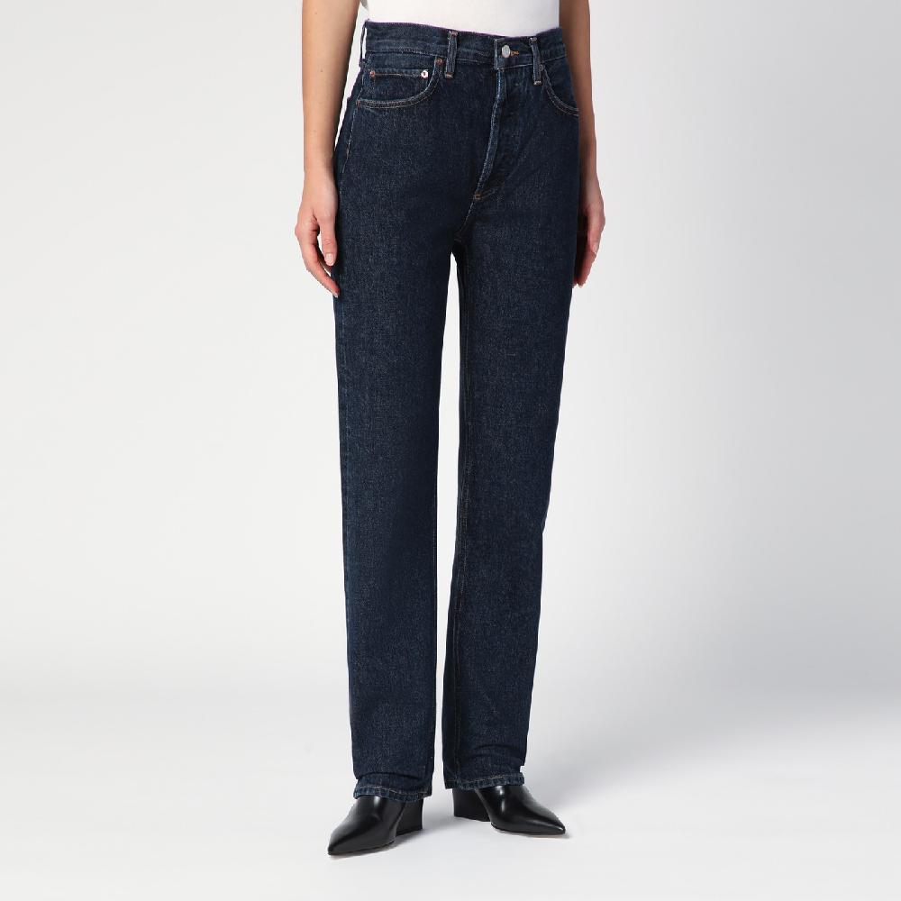 AGOLDE Jeans blu scuro in denim organico Comprare a buon mercato