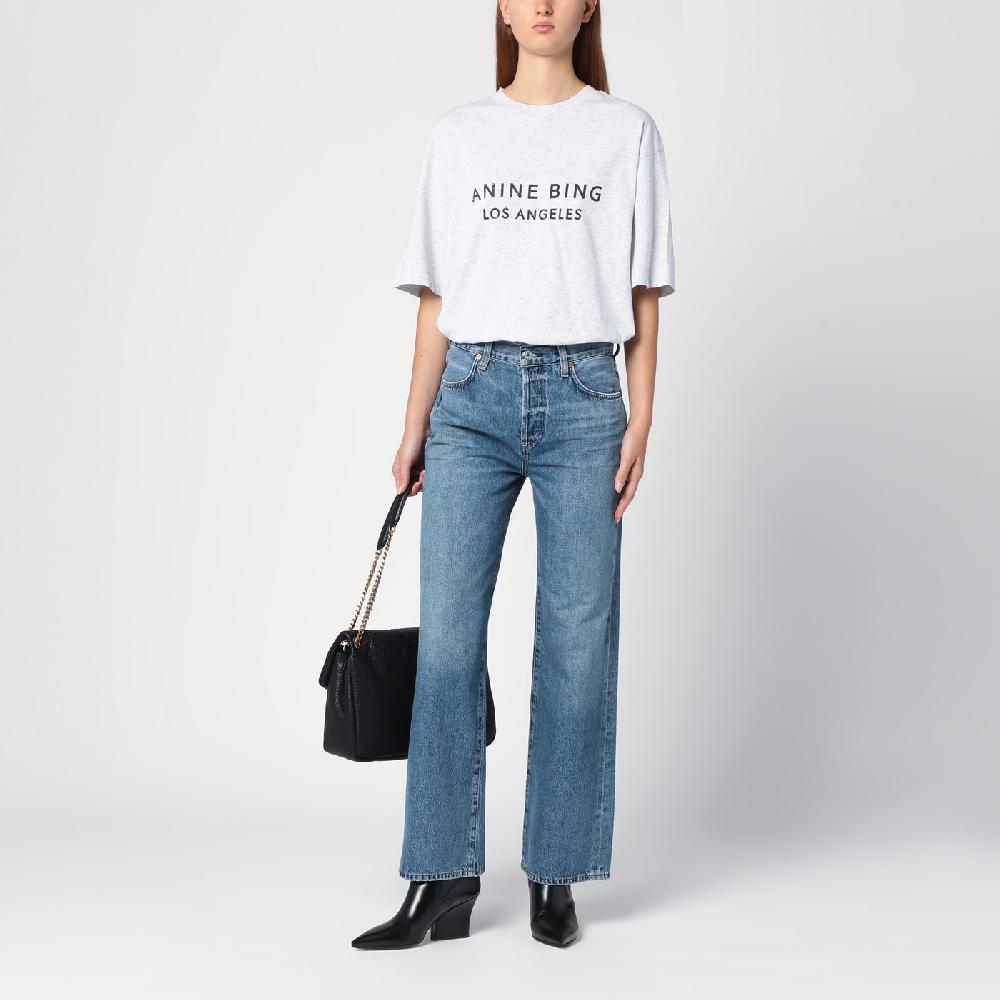 Citizens of Humanity Jeans dritto blu slavato Offerta natalizia