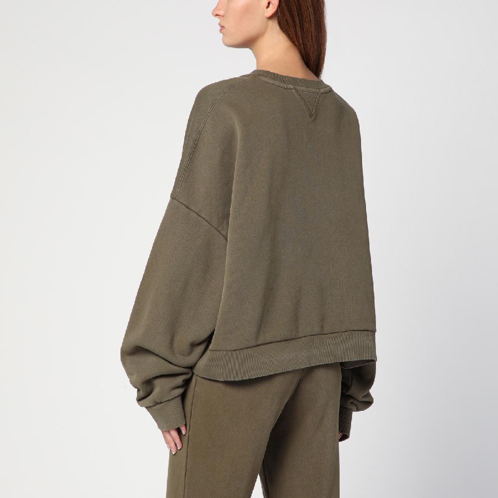 Entire Studios Felpa verde militare in cotone organico Lightning offer