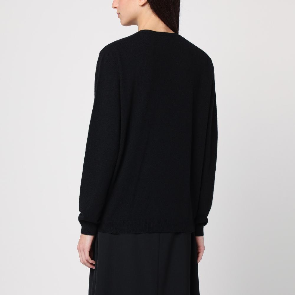 The Row Maglione Isaora nero in cashmere Qualità