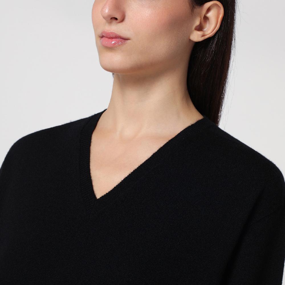 The Row Maglione Isaora nero in cashmere Qualità