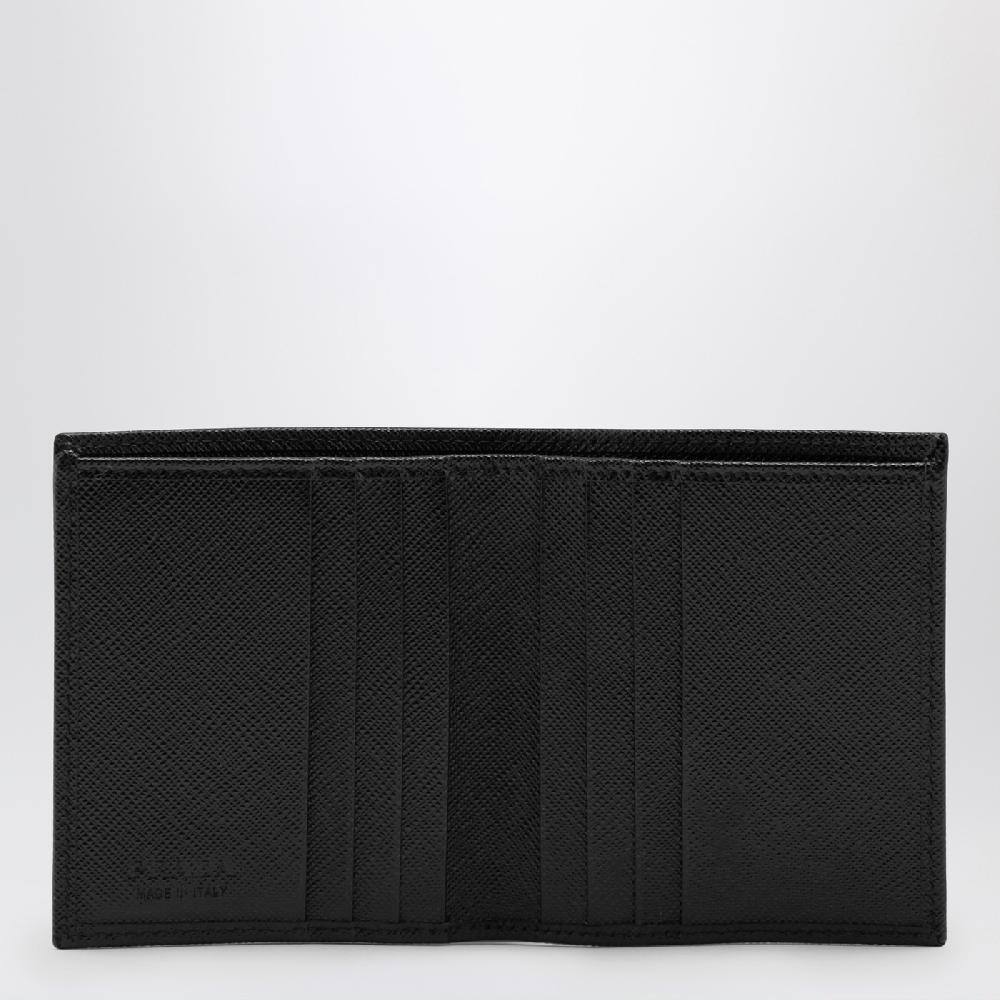 Prada Portafoglio nero in Saffiano Negozi Online
