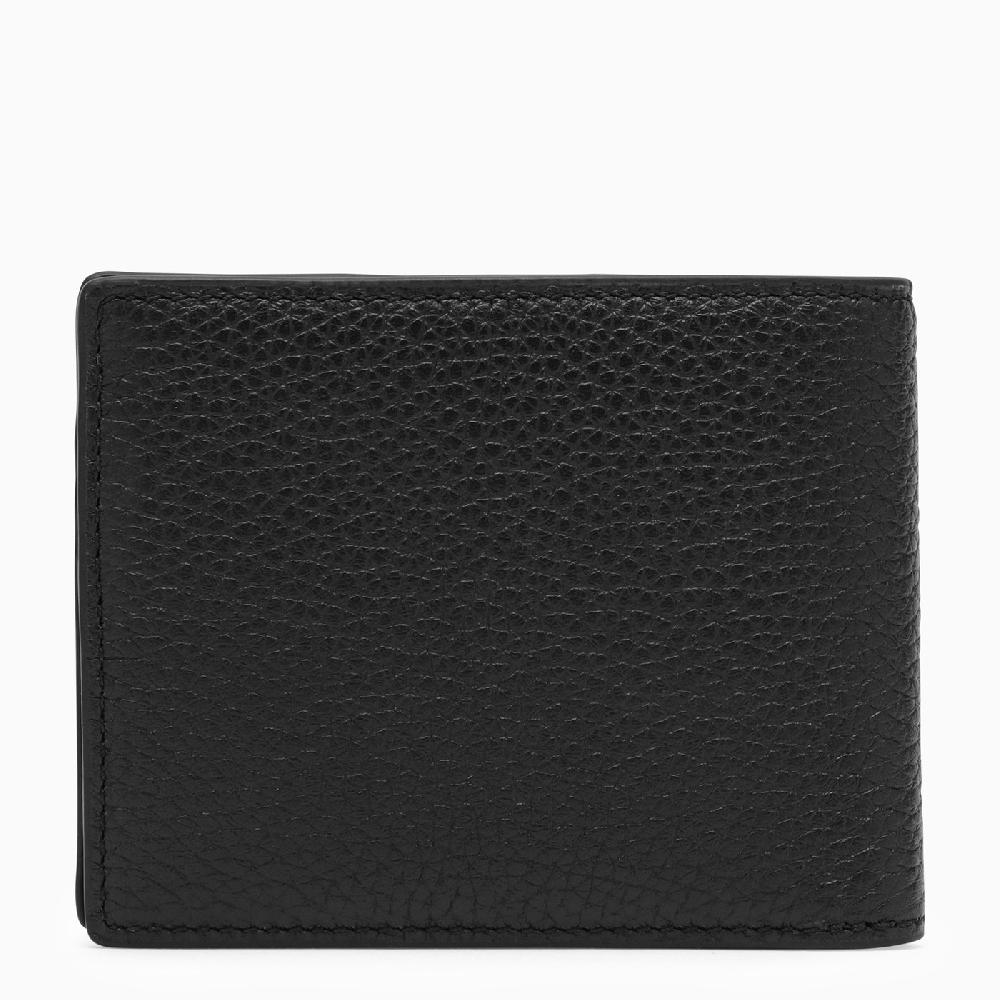 Bally Portafoglio bi-fold nero in pelle Fino Al -60%