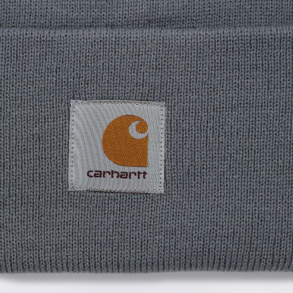Carhartt WIP Cuffia grigia con patch logo Offerta