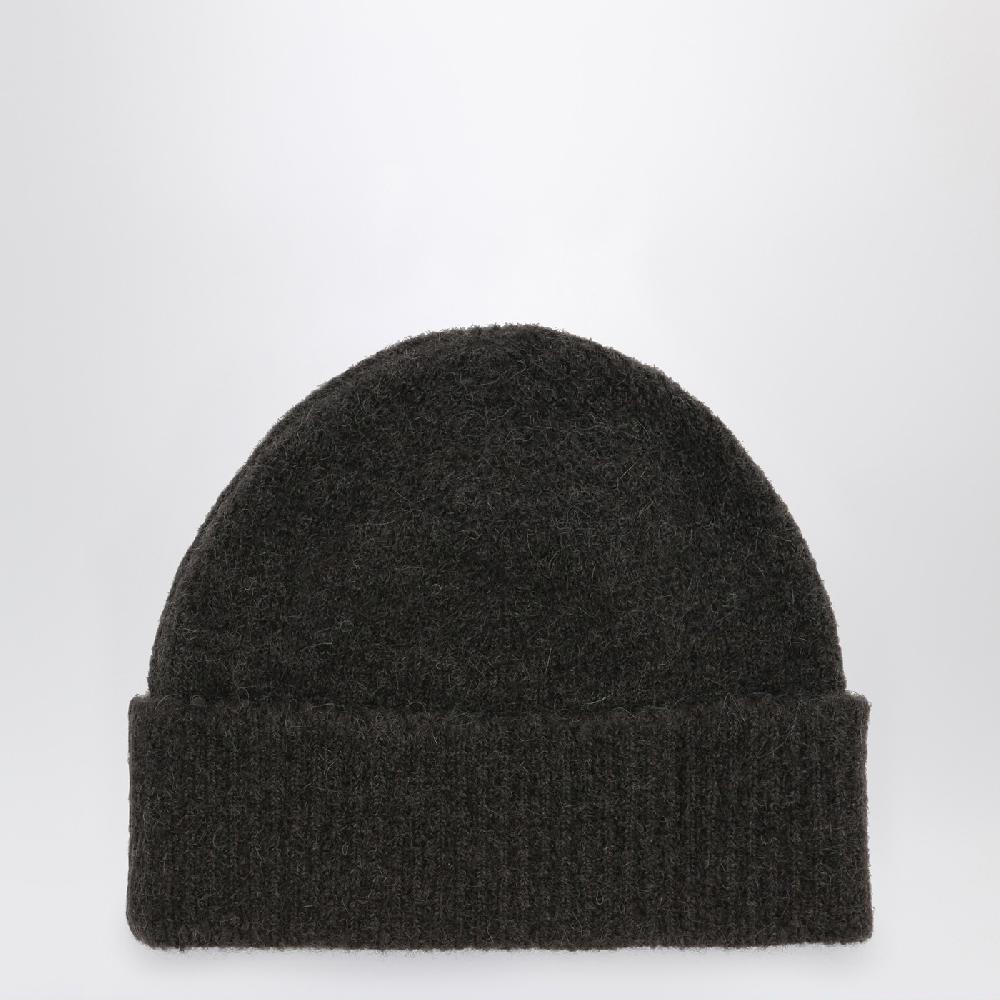 Ami Paris Cappello Ami De Coeur grigio in alpaca Vendita Calda