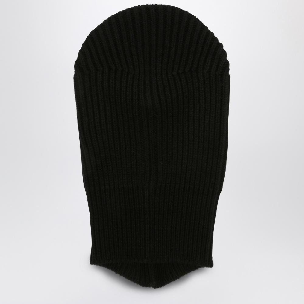 Rick Owens Balaclava Porterville Skull nero in cashmere Vendita Economica